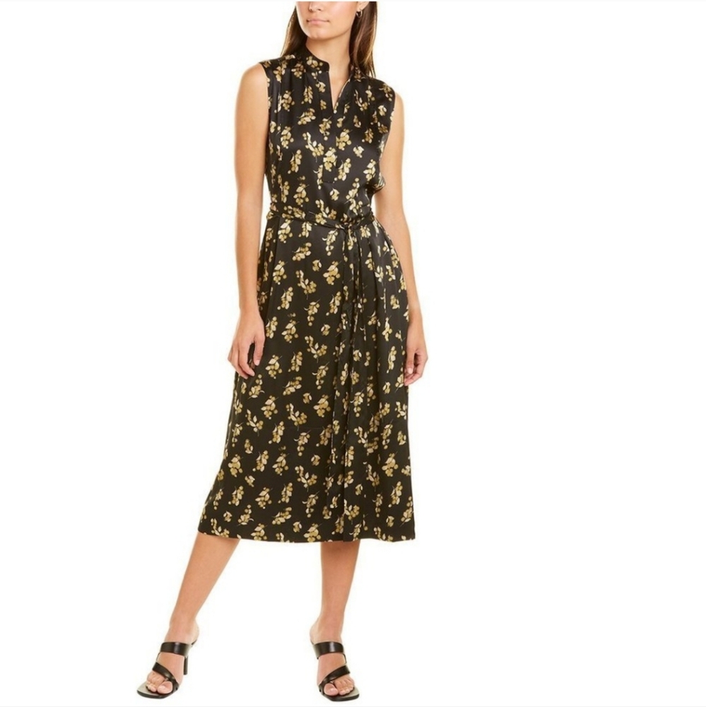 NWOT VINCE Dandelion Popover Dress- Women's Size Large